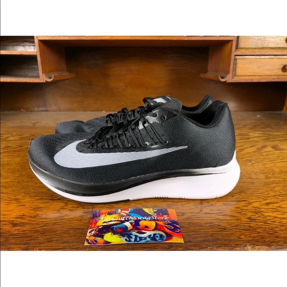 Nike Zoom Fly Womens Running Shoe Black/White Szs - Picture 4 of 5